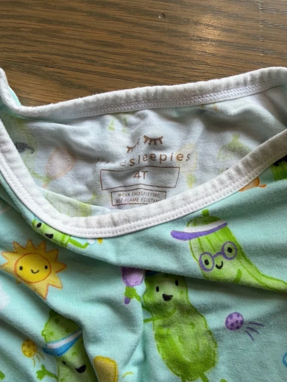 Used Little Sleepies Pajama Set size 4T